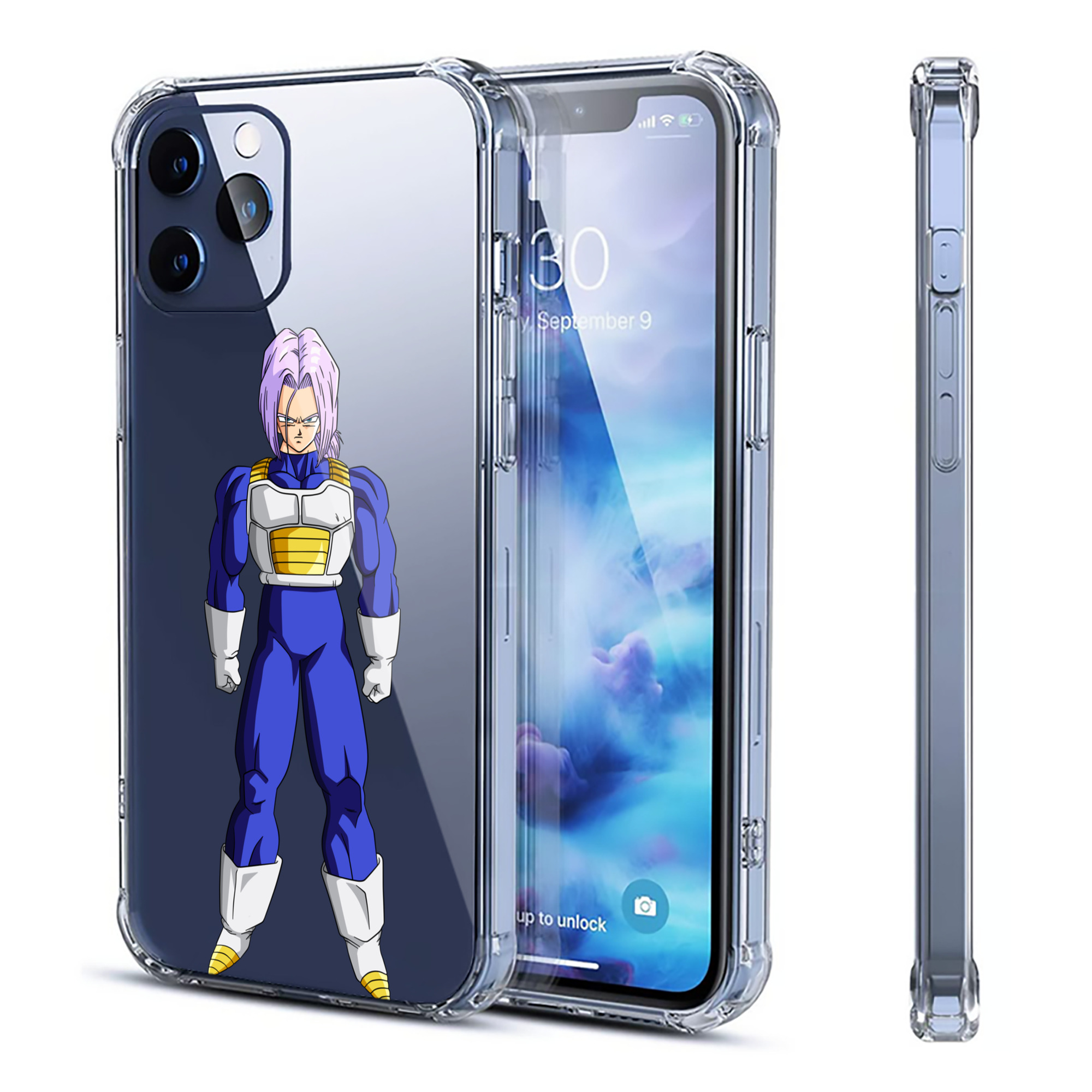 （画像用） ドラゴンボール DRAGON BALL 【iPhone 12シリーズ対応】透明スマホケース（クリアソフトケース）